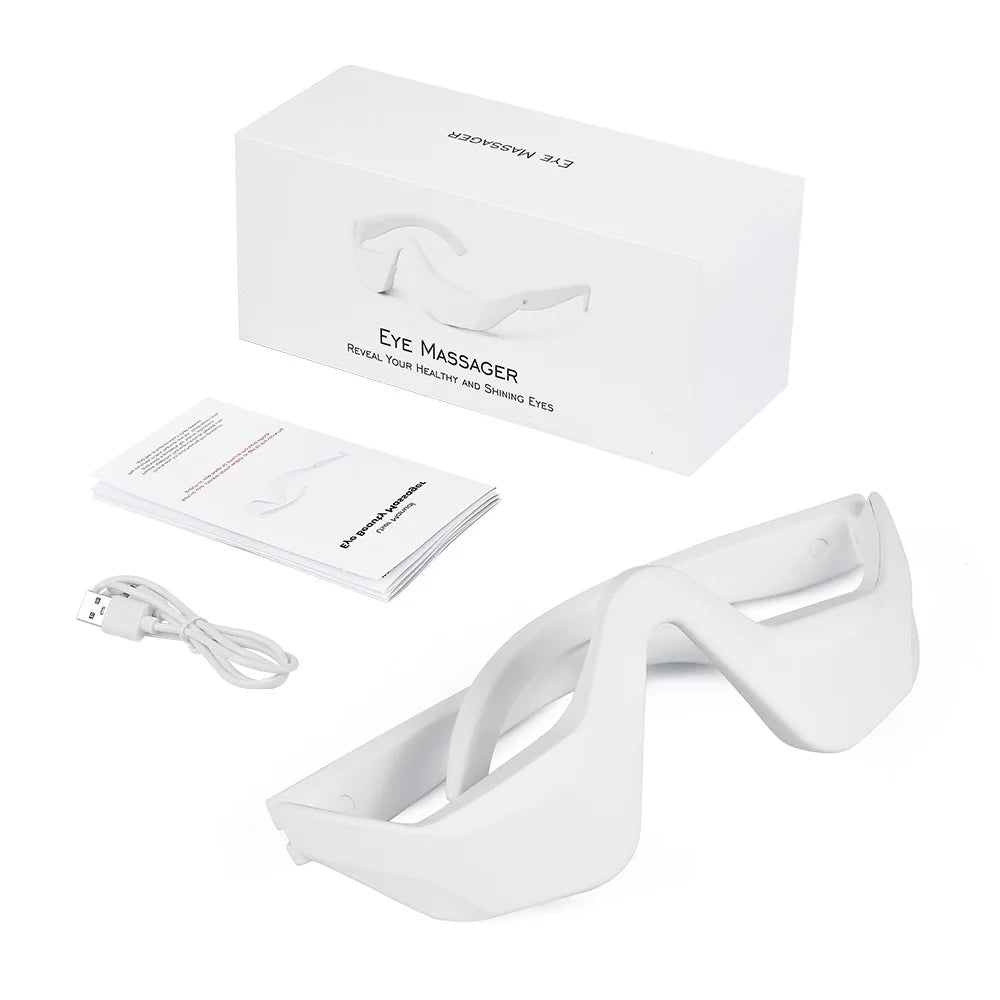 Red Light Therapy Under-Eye Massager Glasses