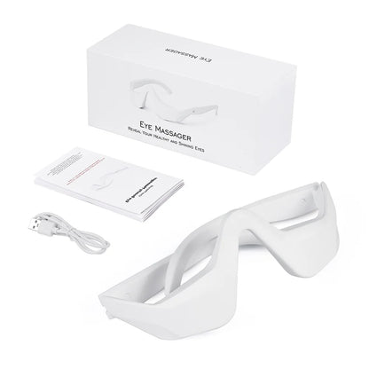 Red Light Therapy Under-Eye Massager Glasses