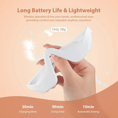 Red Light Therapy Under-Eye Massager Glasses